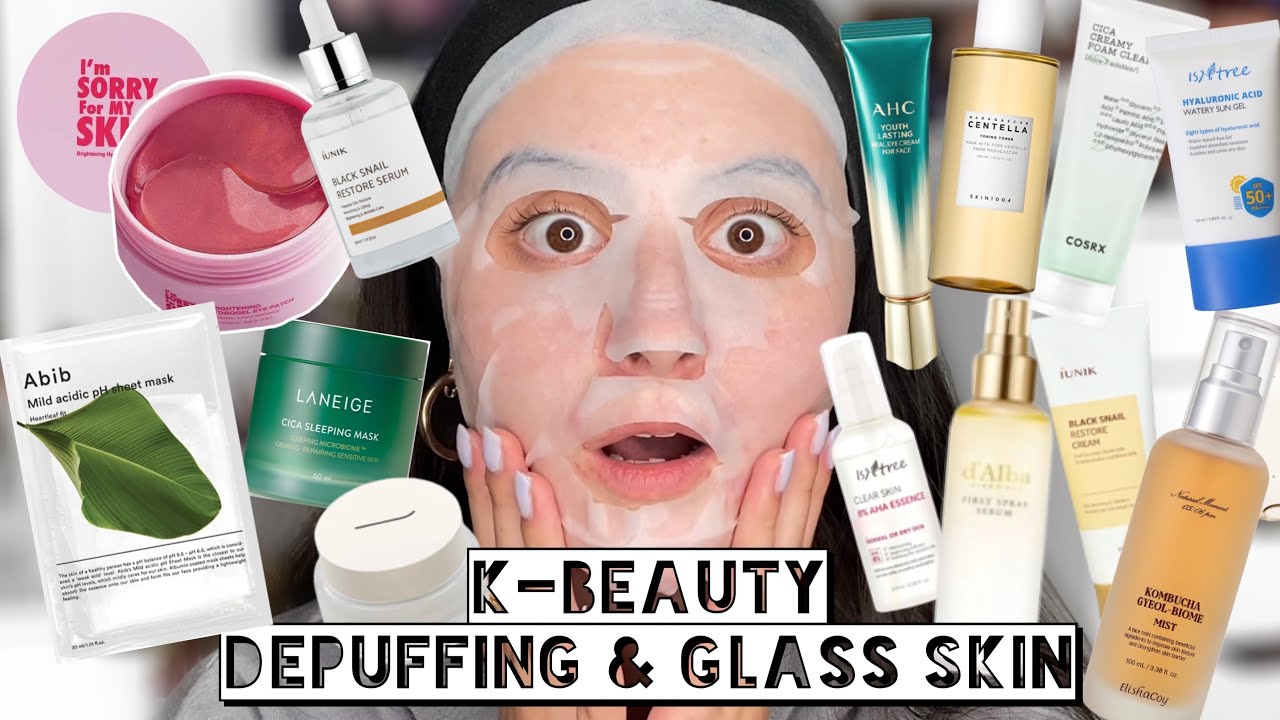 NEW K-BEAUTY SKINCARE FOR DEPUFFING & GLASS SKIN | Stylevana Unboxing January