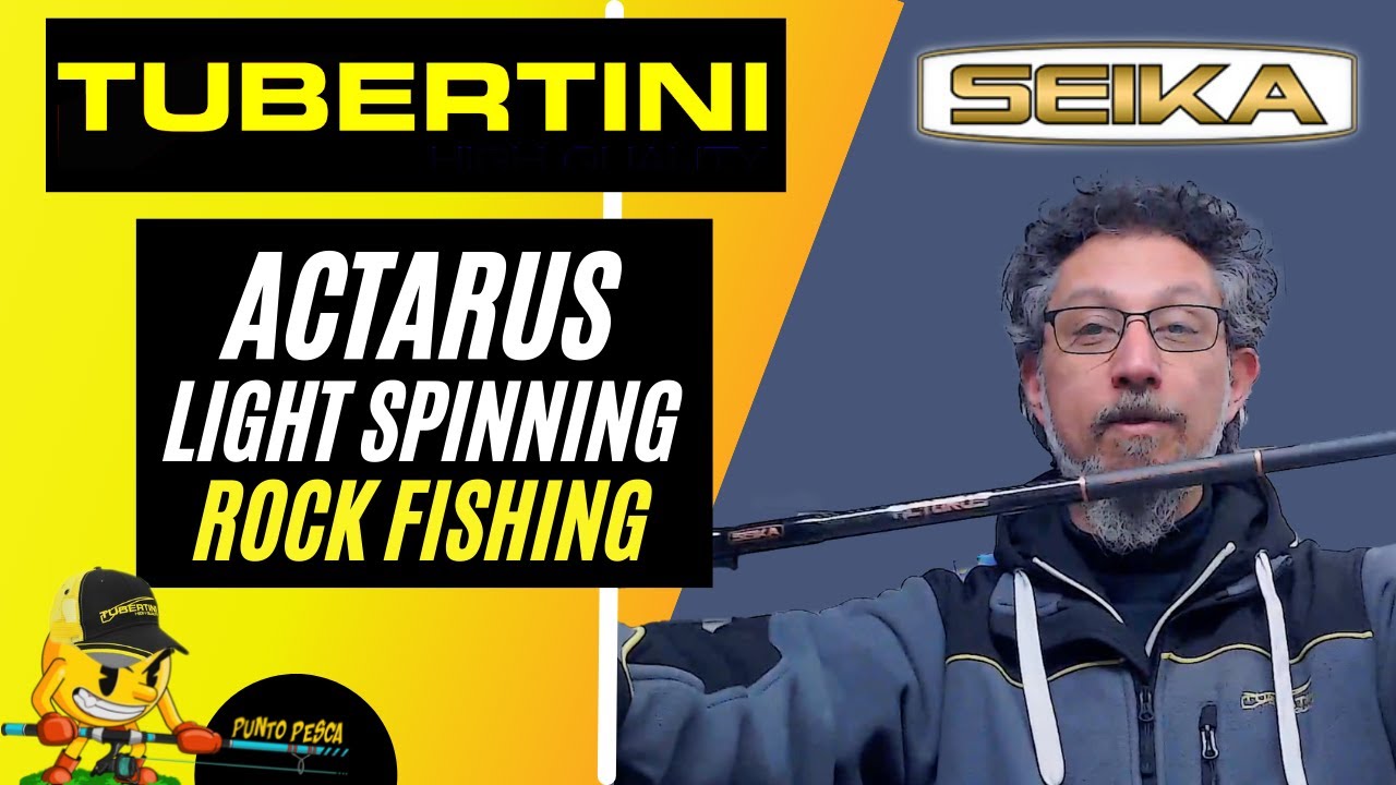 Canna Seika Tubertini Actarus light spinning/light rock fishing : Punto Pesca