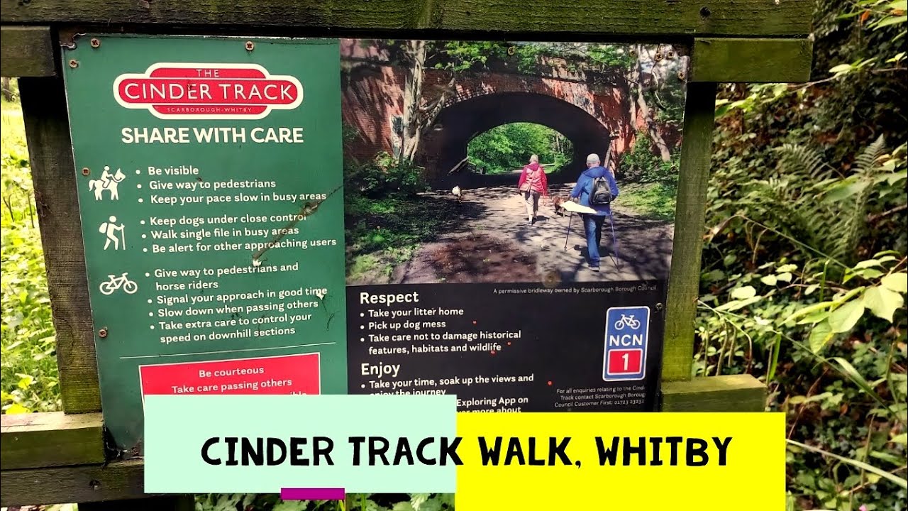 Cinder Track walk, Whitby