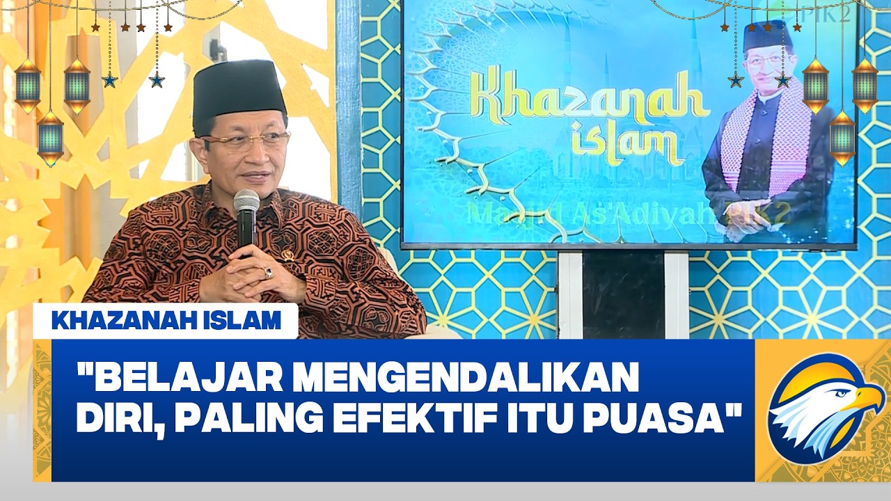 Melatih Kesabaran di Bulan Suci, Begini Kunci Mengendalikan Diri Menurut Prof. Nasaruddin Umar