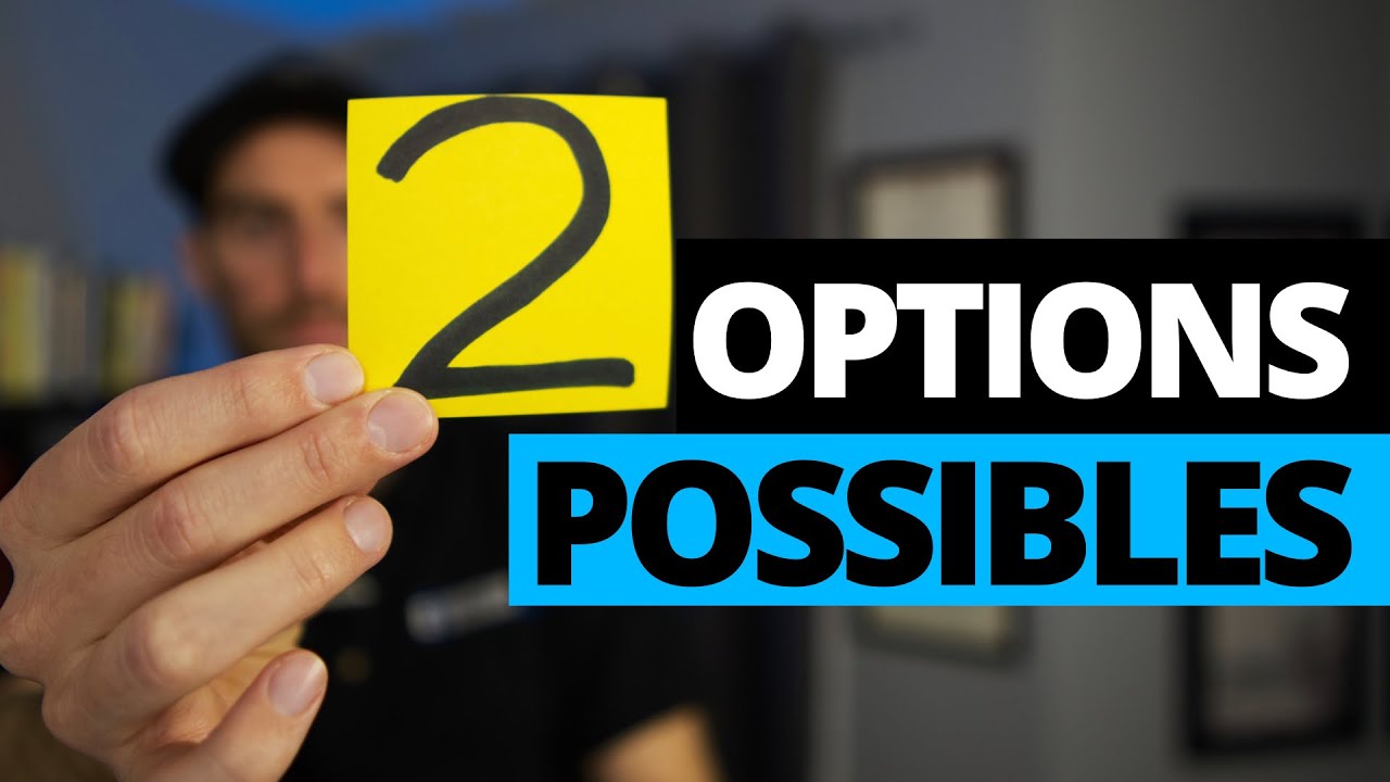 Cette année, seulement 2 options s’offrent à toi. Tu peux faire le bon choix!