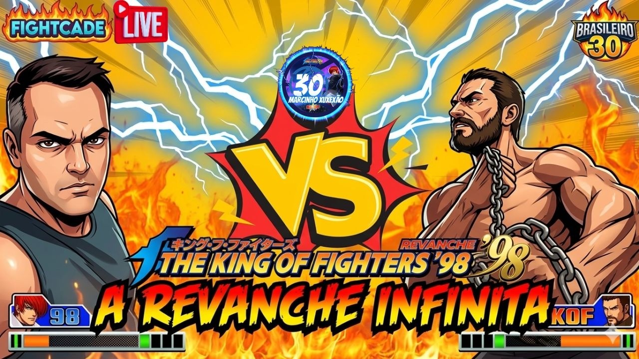 ELE VOLTOU! A REVANCHE INFINITA NA KOF 98 - SÓ VIGARICE NO #FIGHTCADE