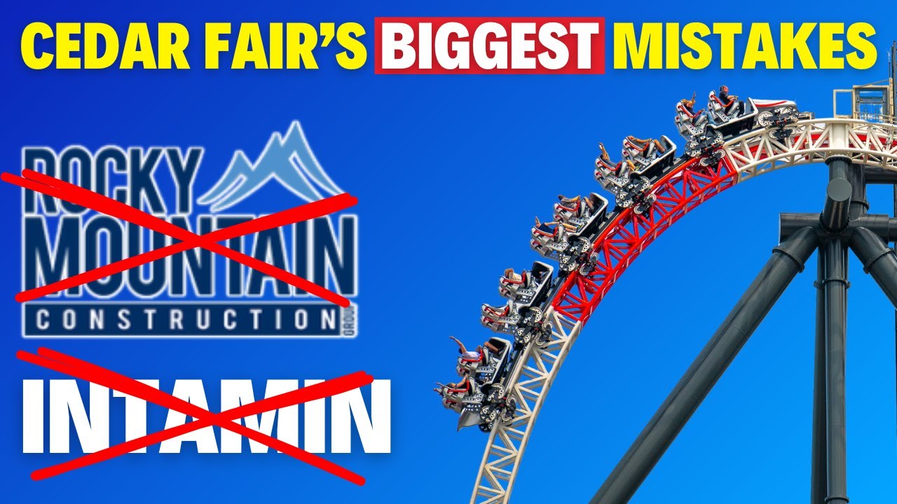 TOP 10 BIGGEST Mistakes Cedar Fair Has Made With Their Theme Parks!