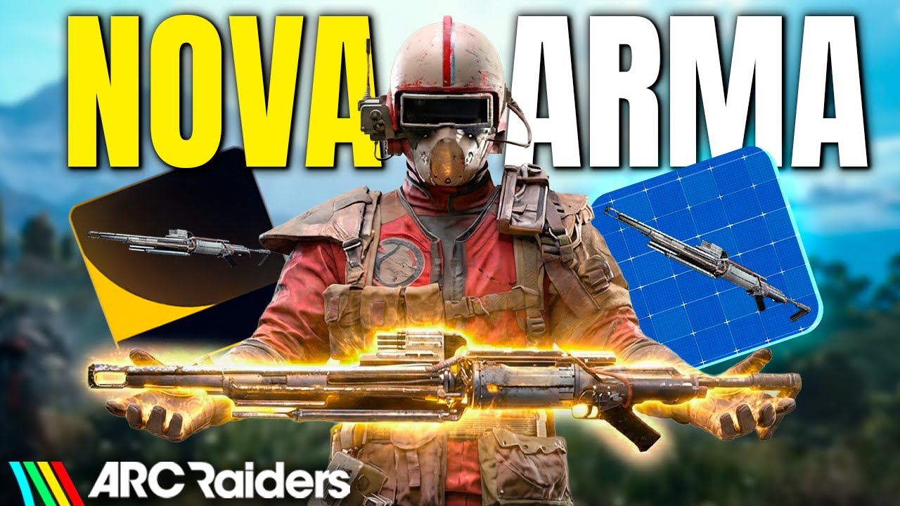 NOVA ARMA LEND&Aacute;RIA APHELION - BLUEPRINT COMO CONSEGUIR! TESTANDO em PLAYERS REAIS - ARC RAIDERS