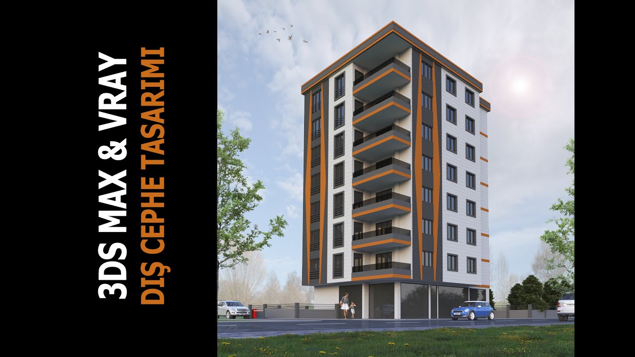 Dış Cephe Tasarımı (3ds MAX)