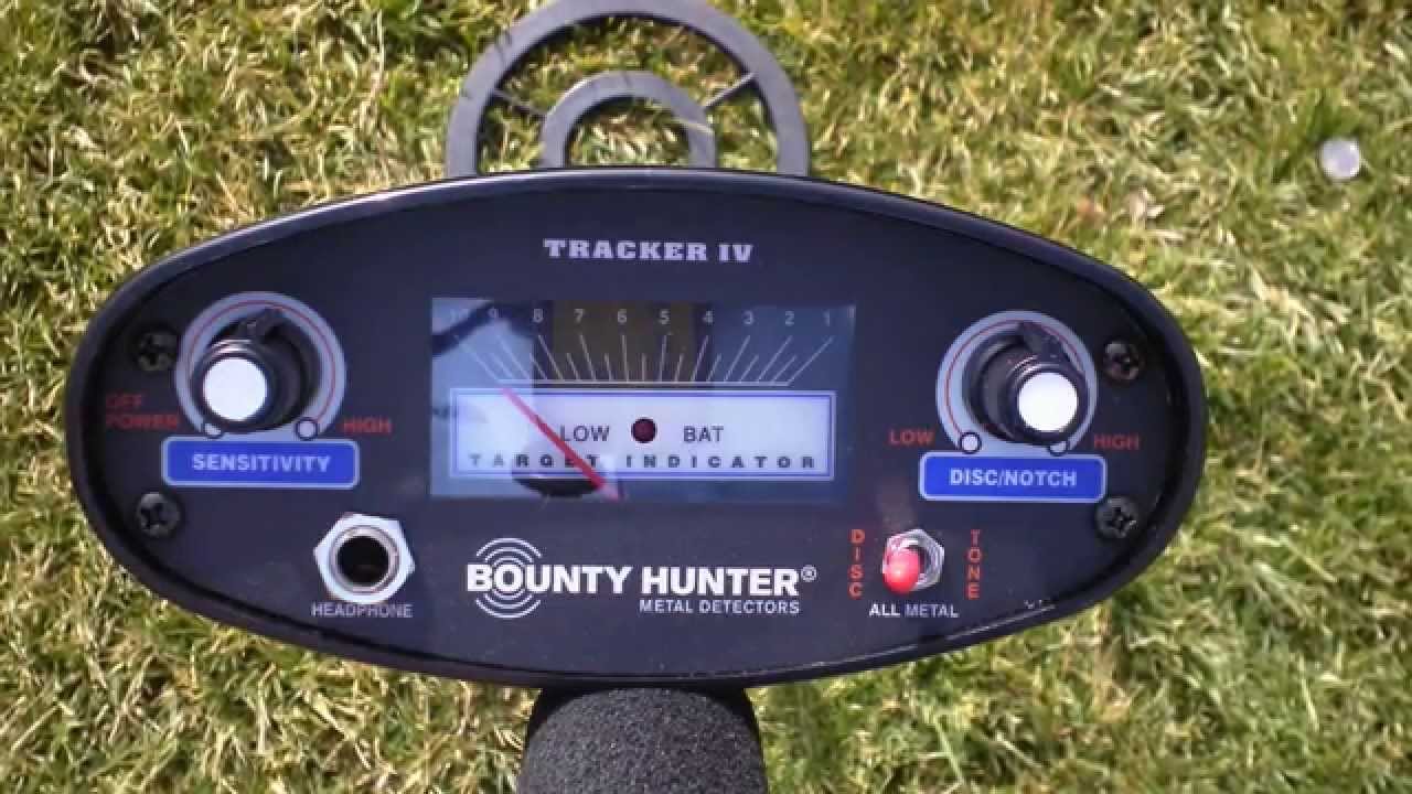 Bounty Hunter Tracker IV Metal Detector How To Operate and Instructional Video