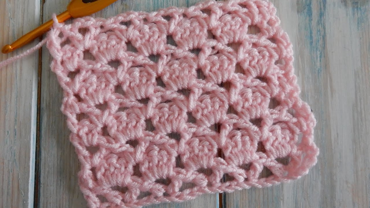 How to Crochet the Sultan Stitch / Cupcake Stitch Variation