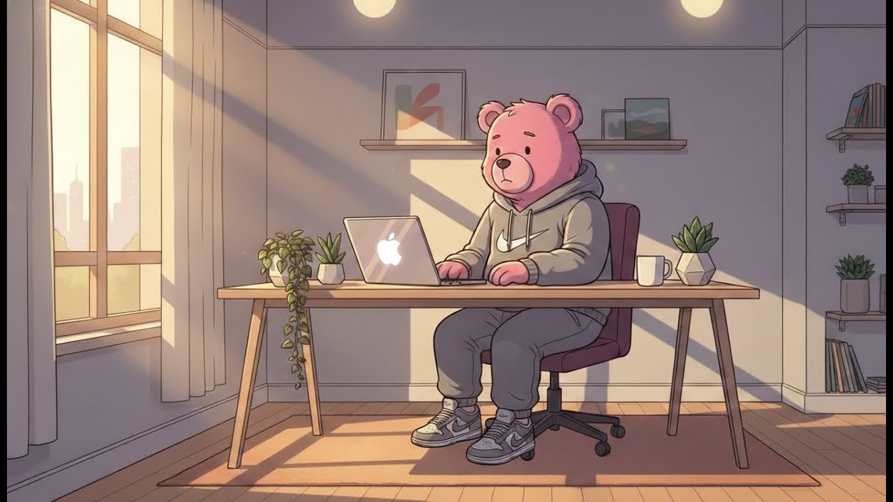 1 Hour Morning Jazz with Pinky ☀️ | Smooth JazzHop Beats for Focus & Calm