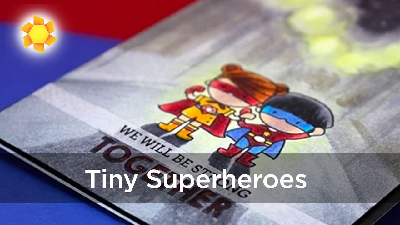 Tiny Superheroes Speed Coloring