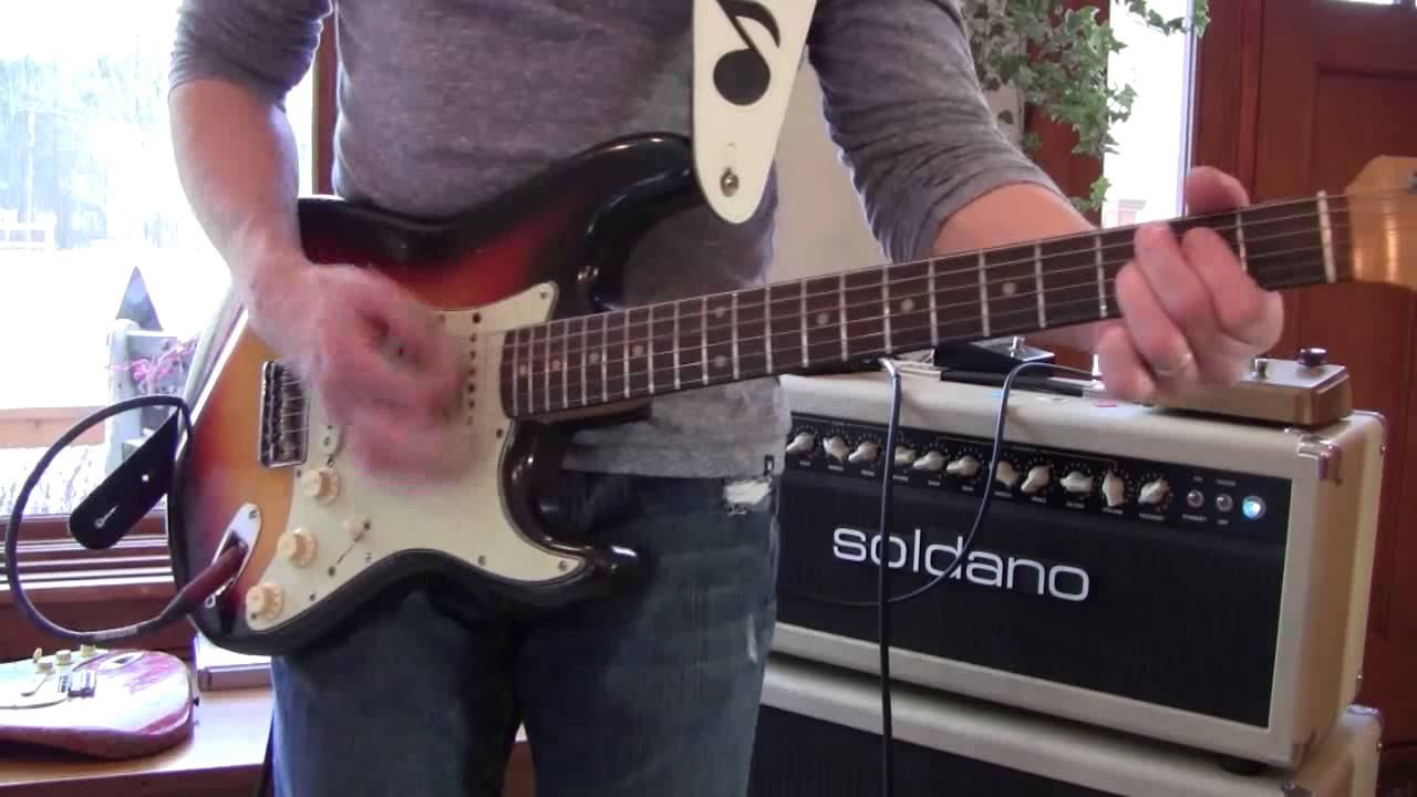 1961 Fender Strat & Klon Centaur Gold Horsie 1994 Demo Eddie Vegas www.eddievegas.com