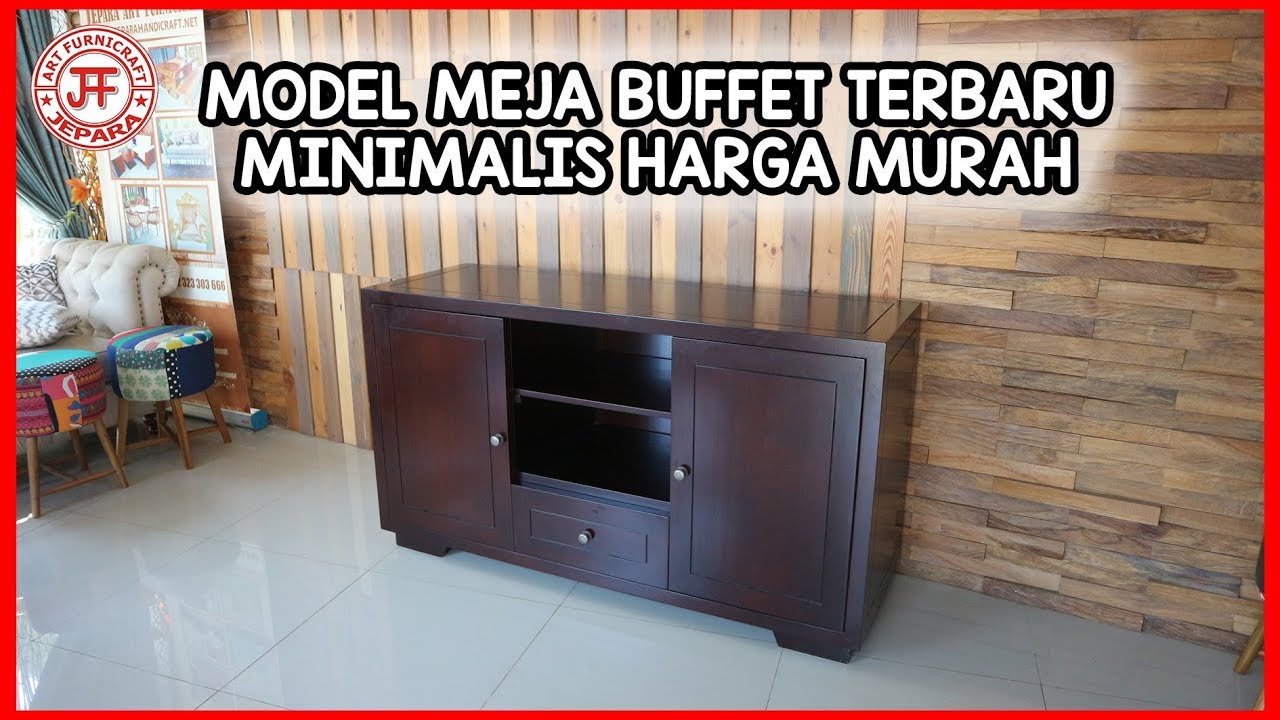 Meja Buffet Minimalis Kayu Jati Terbaru Mebel Jepara Murah