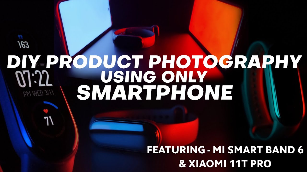 Product Photography Without Any Lights | Mi Smart Band 6 | Xiaomi 11T Pro