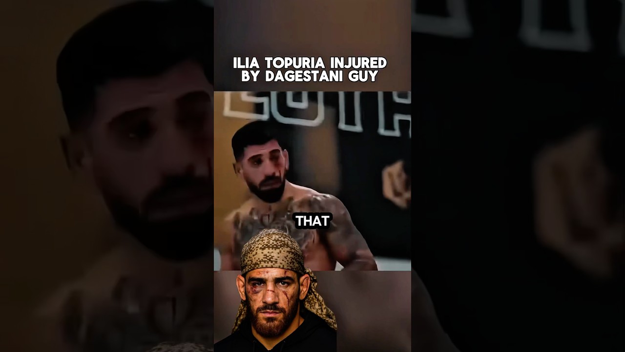 Ilia Topuria Gets Cut by a Dagestani ⚔️ #ufc #mma #shorts #fypシ゚viral #islam