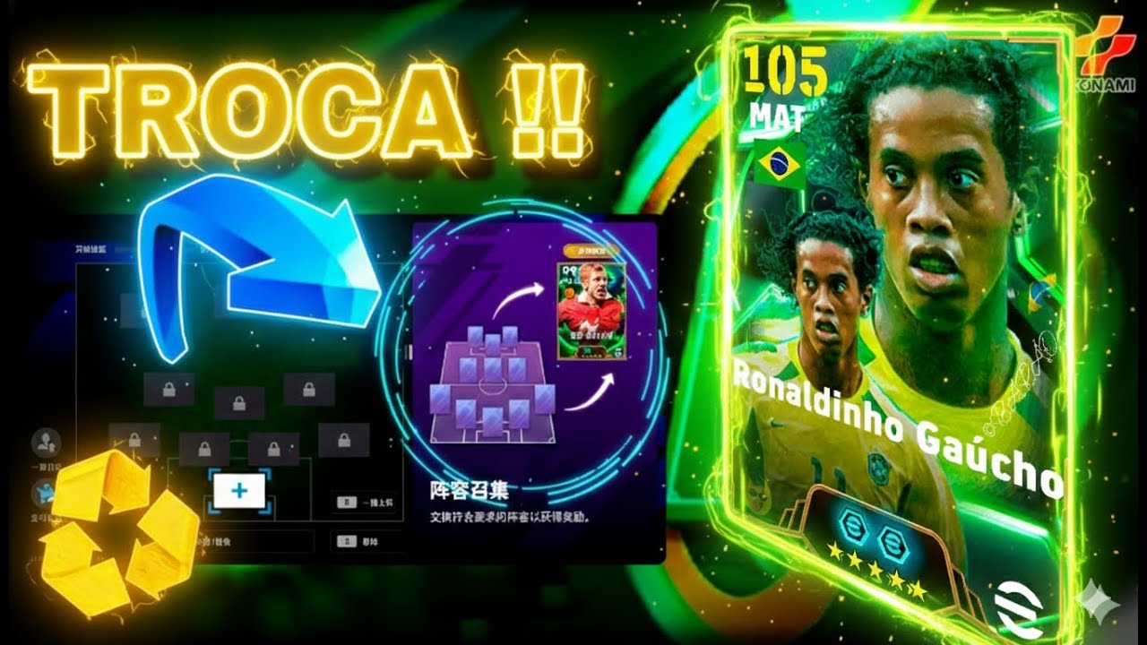 ALERTA🚨 CHEGOU SISTEMA DE TROCA NO EFOOTBALL MOBILE!