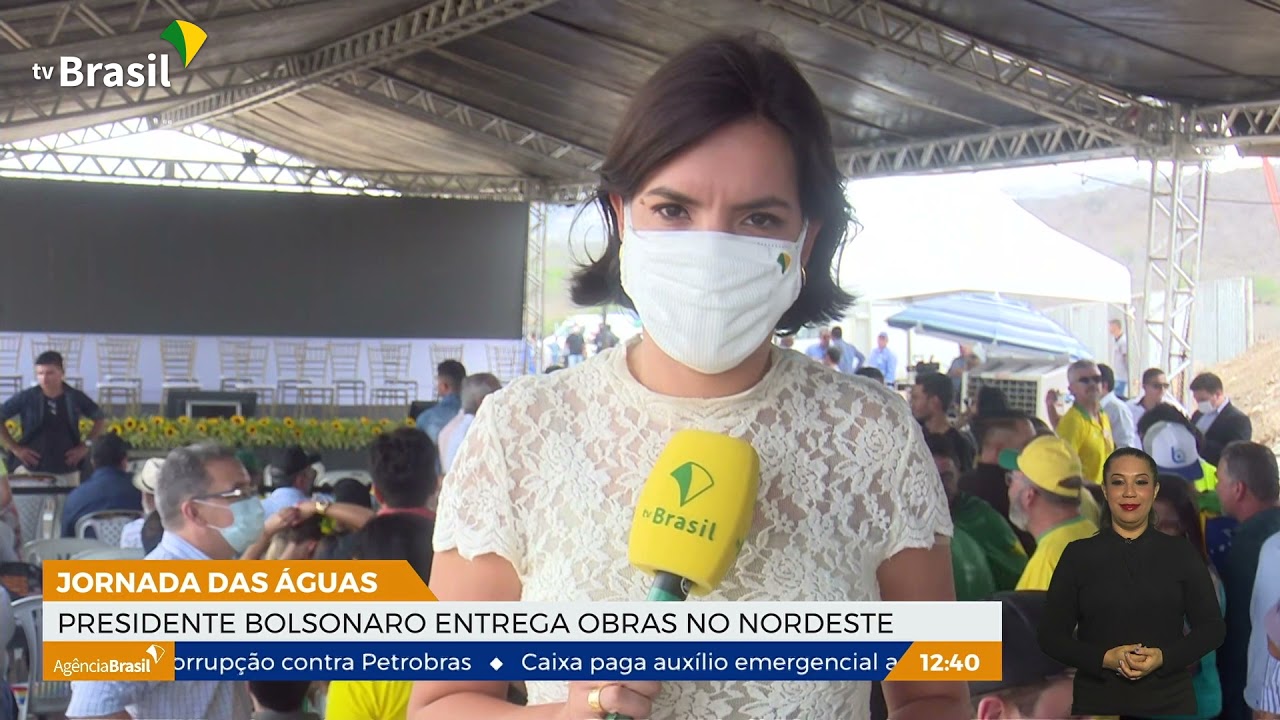 Presidente Bolsonaro entrega obras no Nordeste