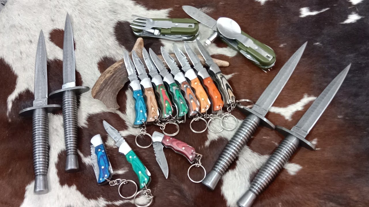 OUTDOOR HUNTING&CAMPING KNIVES SHOWCASE 🔥 | Double Edge Dagger, Back Lock Folding &Multi Tool Knives