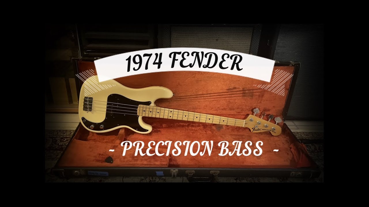 1974 FENDER PRECISION BASS - OLYMPIC WHITE - Andy's Vintage Guitars