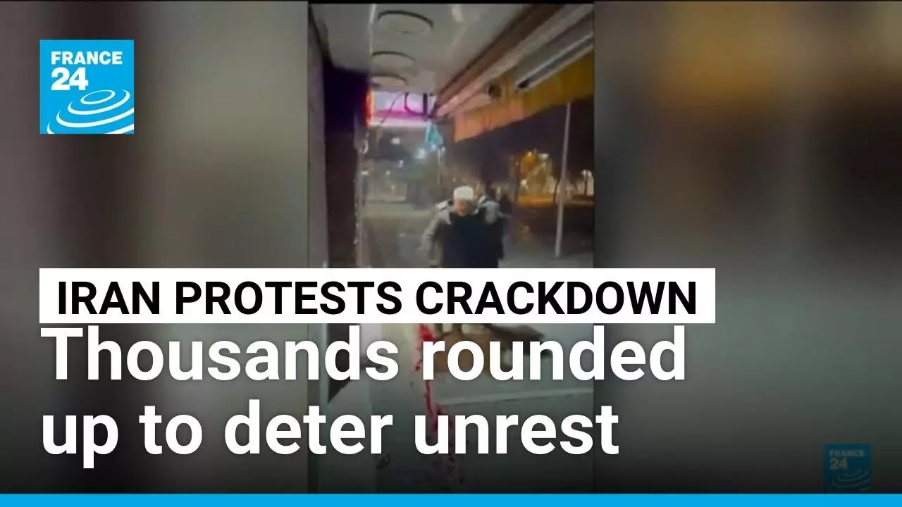 Iran rounds up thousands in mass arrest campaign after crushing unrest • FRANCE 24 English