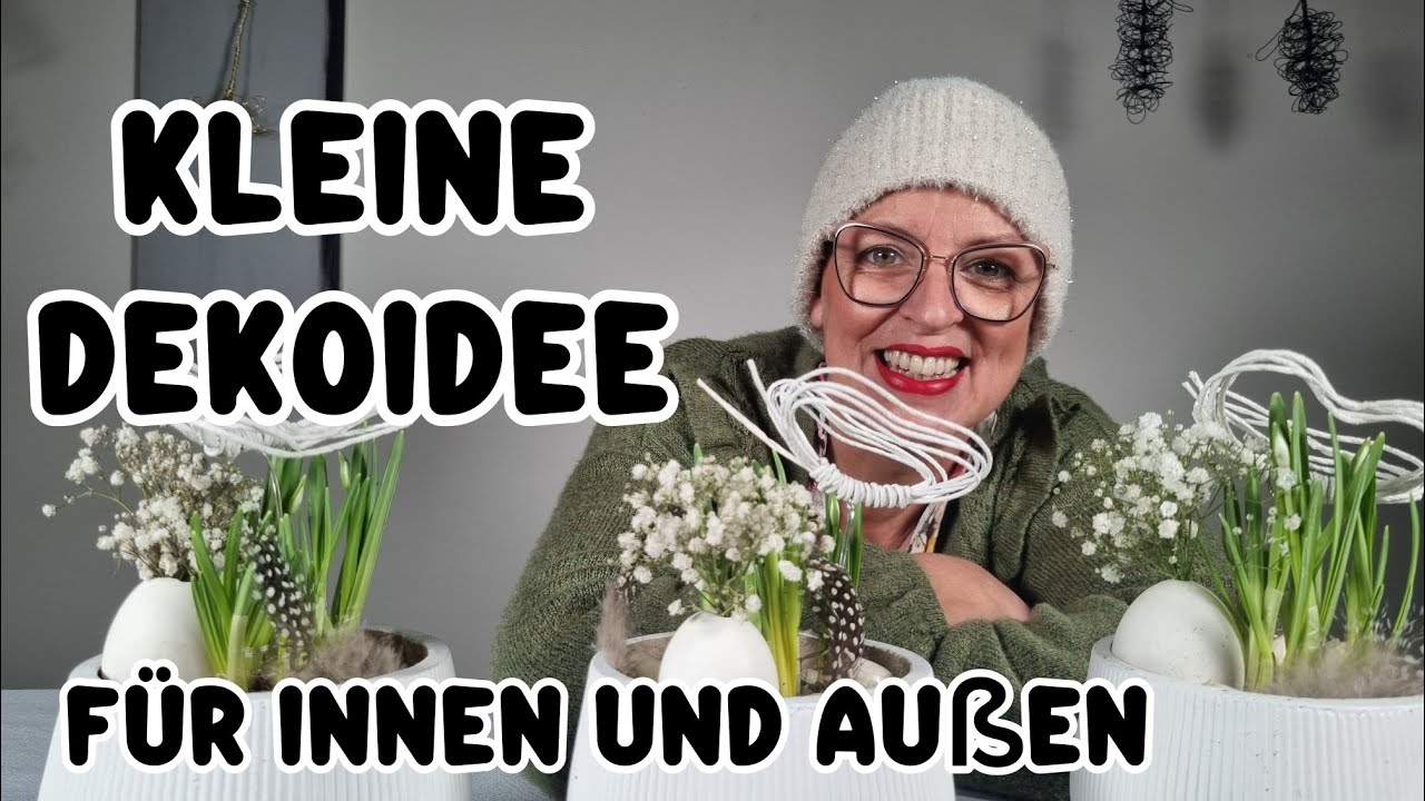 SCHNELLE FRÜHLINGSIDEE FÜR INNEN UND AUßEN
