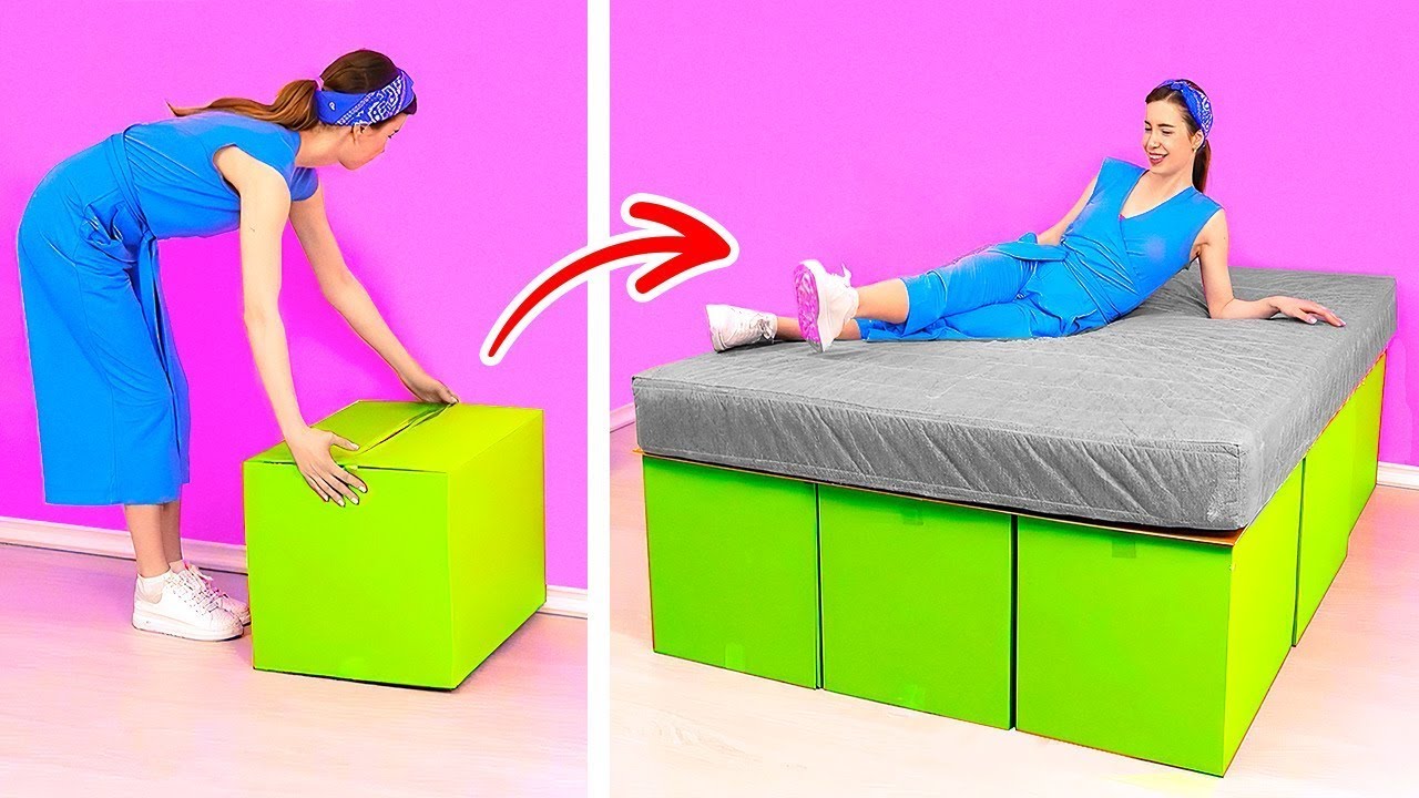 Spare Geld, werde kreativ! 🎨💸 Tolle DIY-Karton-Bastelideen f&uuml;r Zuhause! 💡