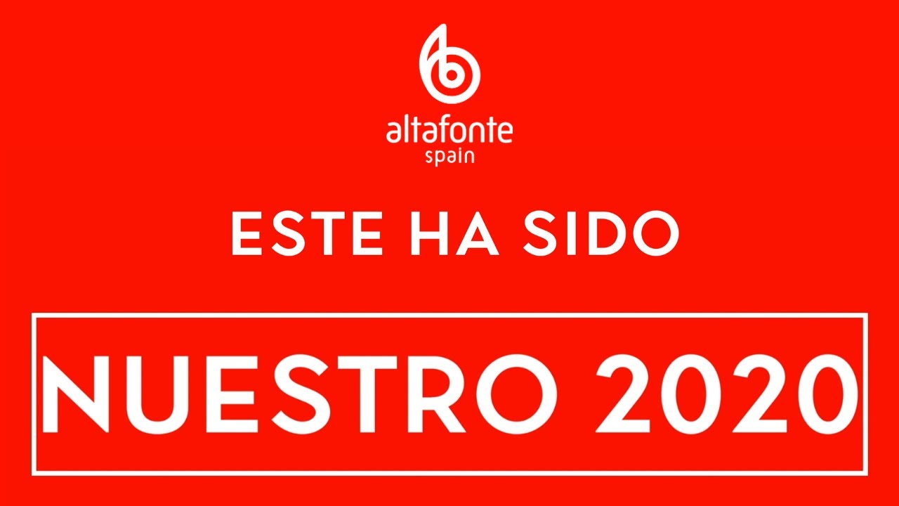 Altafonte Espa&ntilde;a - Resumen 2020