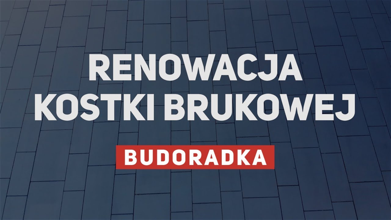 Jak odnowić kostkę brukową - impregnacja, renowacja