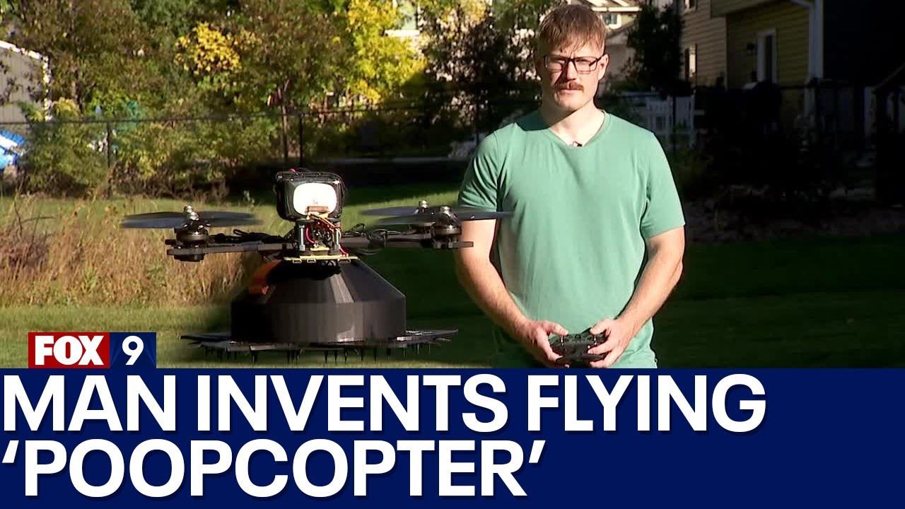 Lino Lakes man invents flying 'Poopcopter'