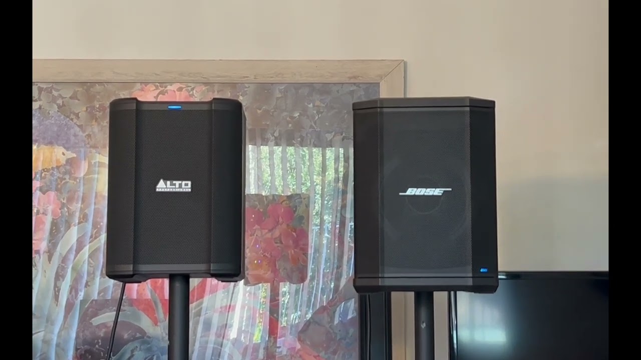 Часть 3. Демонстрация звукового теста A/B, сравнение Bose S1Pro с Alto Busker. Есть ли явный побе...