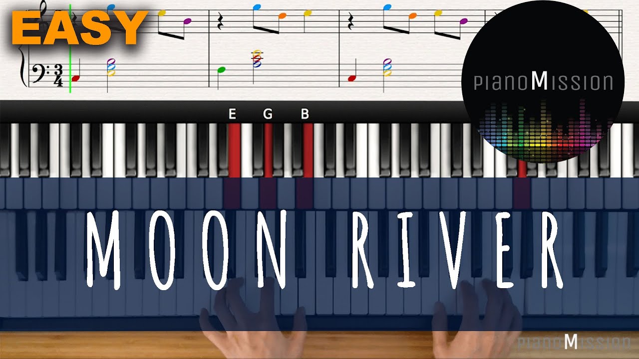 [Real Piano Tutorial] MOON RIVER with music Follow-Up Tutorial