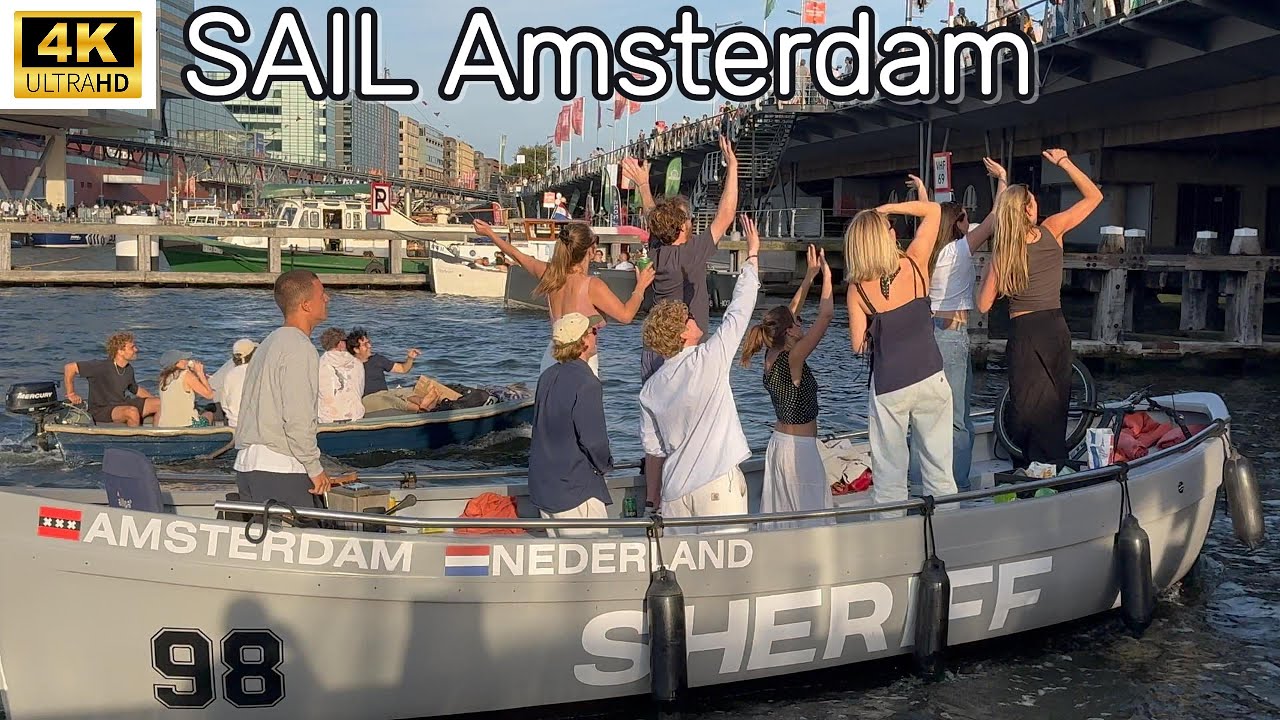 SAIL Amsterdam 🇳🇱 2025 AMAZING Water Event [4K video]