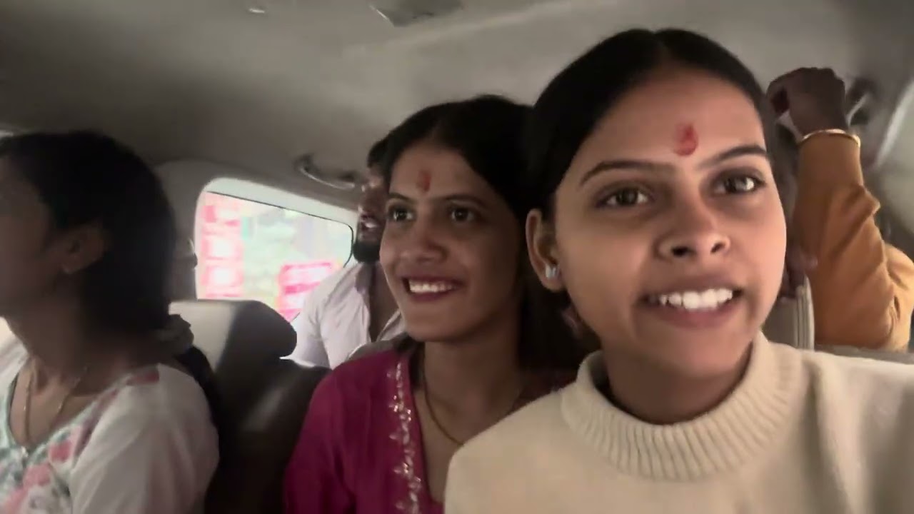 Ham Gaye didi ko lene🤗😍 #nidhikishaadi #nidhikashyapvlogs 