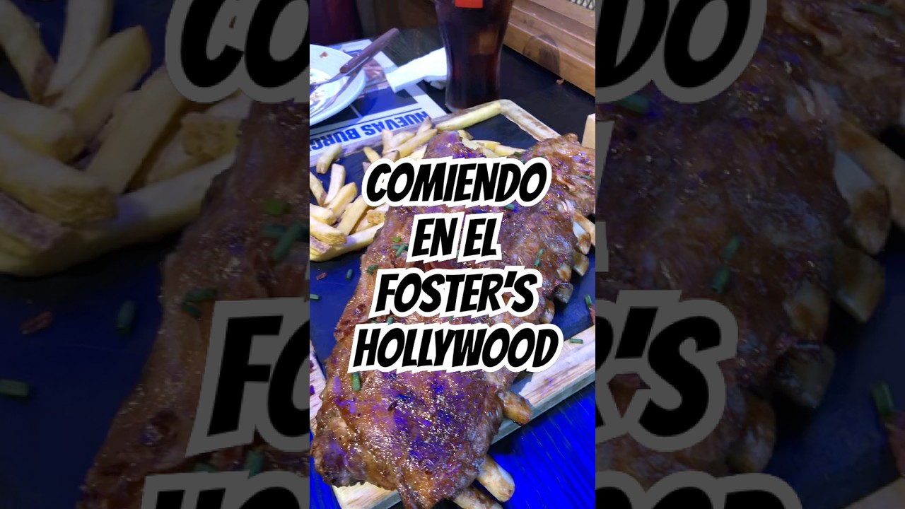 Comiendo en el FOSTER&rsquo;S HOLLYWOOD de Logro&ntilde;o
