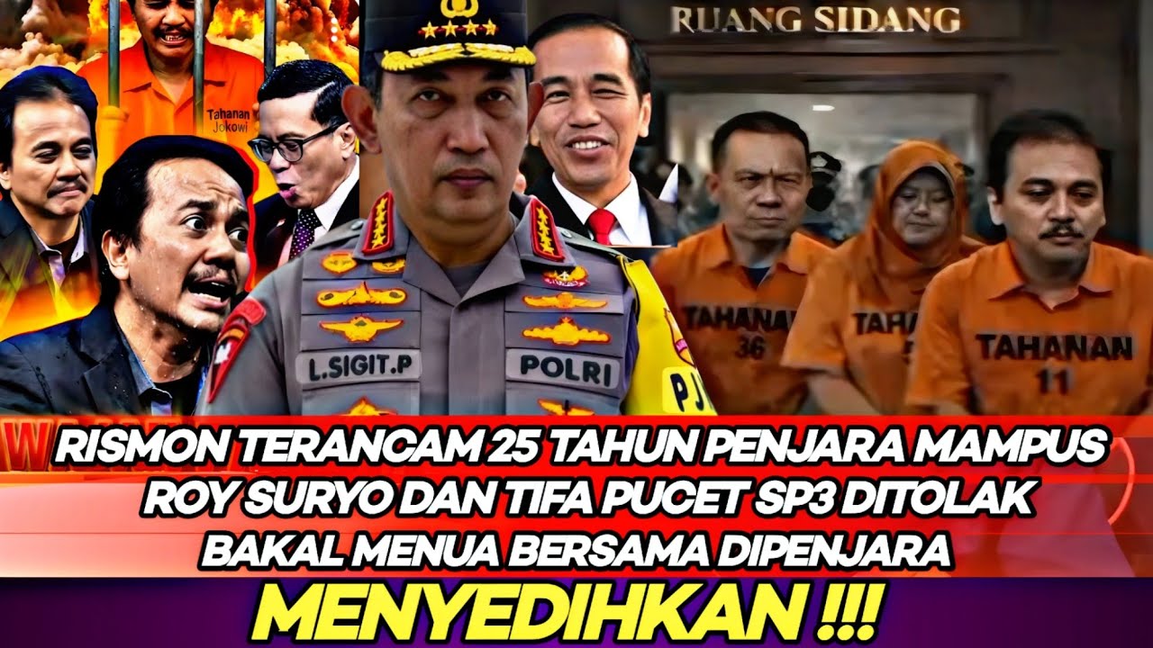 Rismon Diancam 25 Th Penjara Roy Suryo & Tifa Pucet SP3 Bisa diperoleh Bila Tiroris Meninggoi Modar