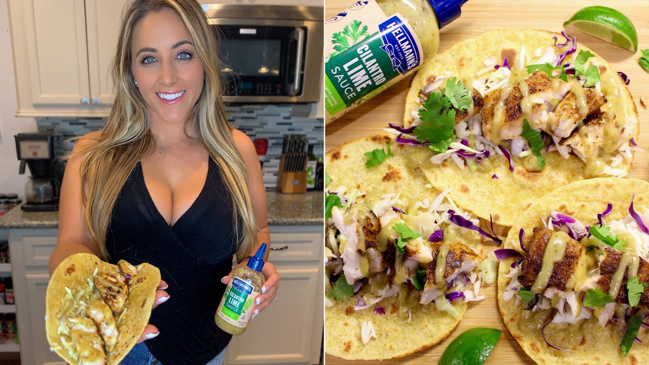 10 Minute Easy Blackened Fish Tacos | Weeknight Dinner Idea