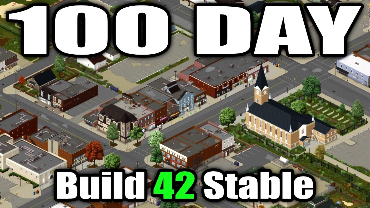 Я выживал 100 ДНЕЙ в стабильной версии 42 для Project Zomboid | Часть 1