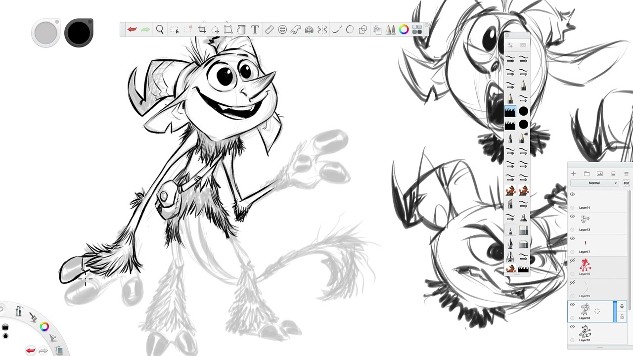 Brett's Character Design Process Part 03
