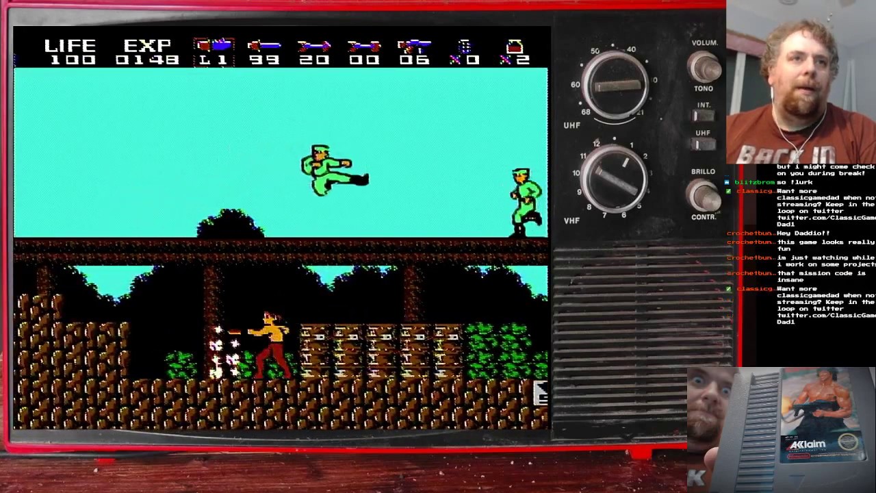 Rambo!  or bad Zelda 2 clone you be the judge!