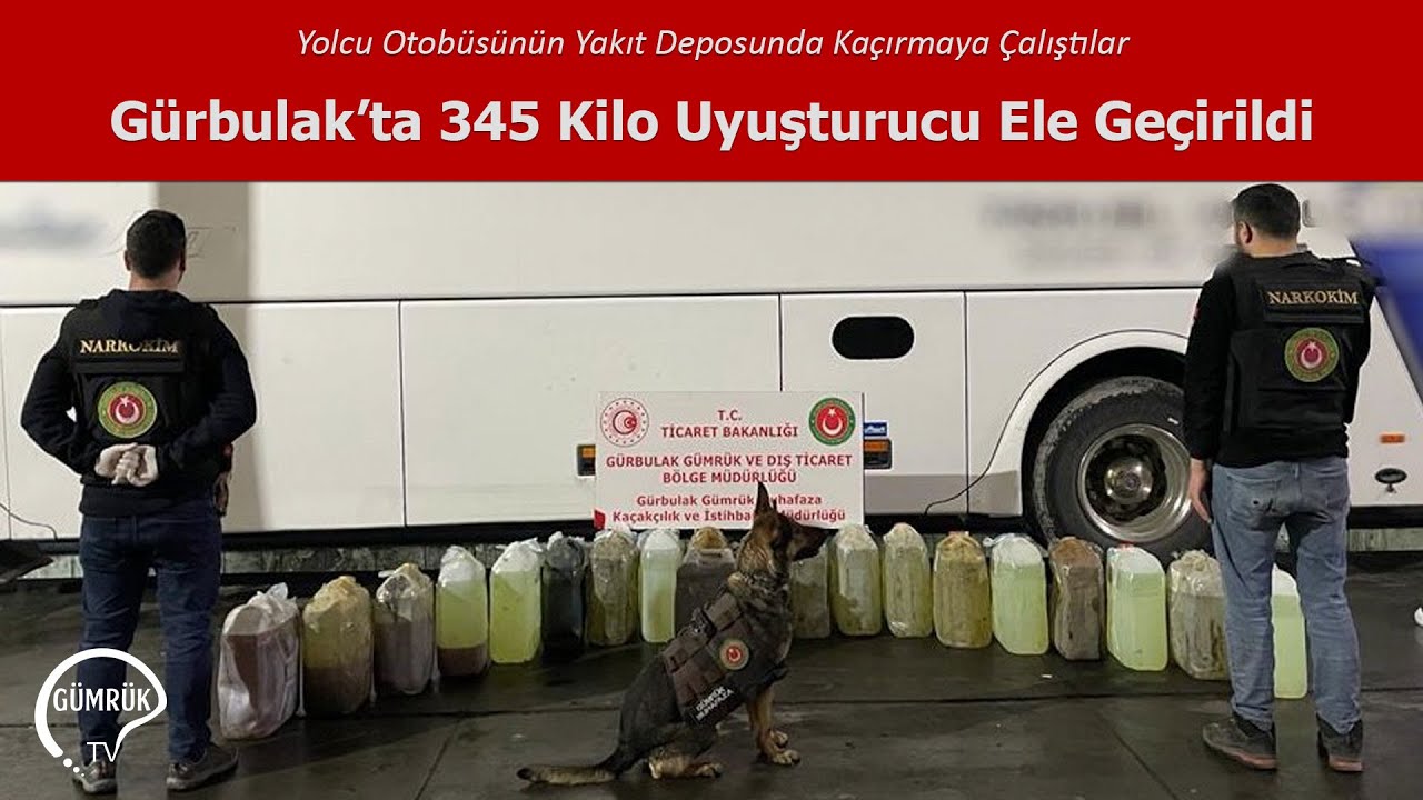Gürbulak’ta 345 Kilo Uyuşturucu Ele Geçirildi