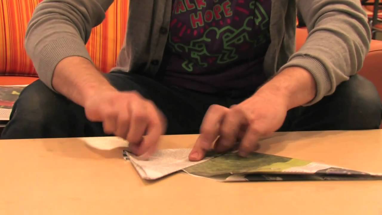 Origami masterclass - Making a paper banger