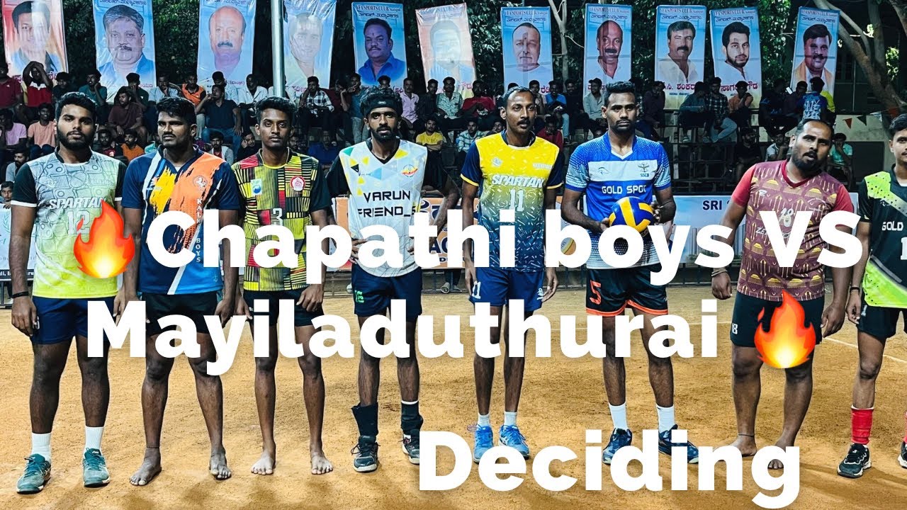 🔥Chapathi boys Vs Mayiladuthurai🔥| Both the teams on Fire| Kadugodi volleyball tournament