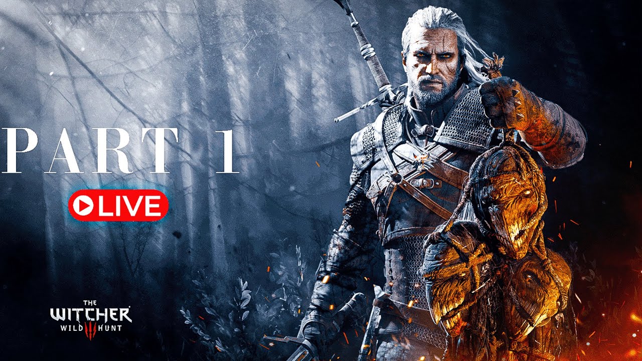 First Time in The Witcher 3: Wild Hunt | The Journey Begins | Part 1 | Live