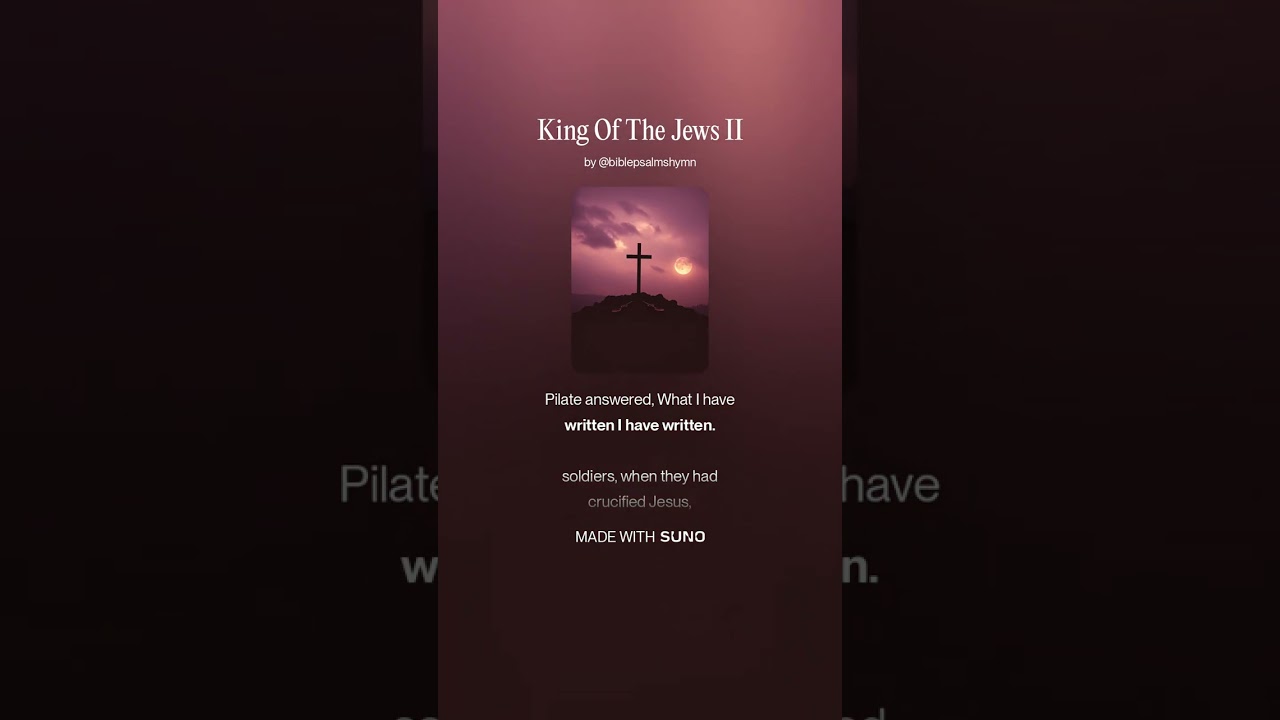 King Of The Jews II John 19:17-30