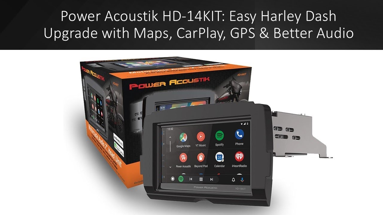 Комплект акустической системы Power Acoustik HD-14KIT: простое обновление приборной панели Harley...