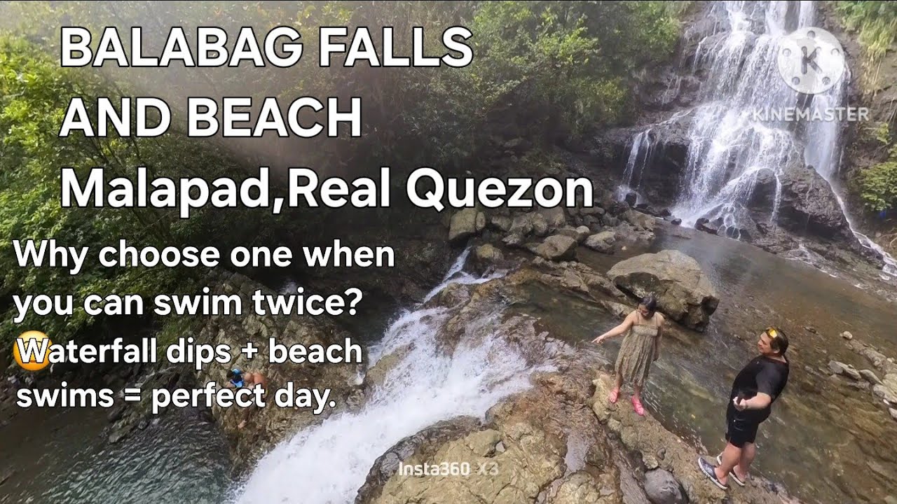 BALAGBAG FALLS AND BEACH ,Malapad Real Quezon