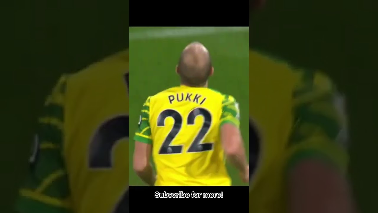 Insane goal by Pukki #shorts #subscribe