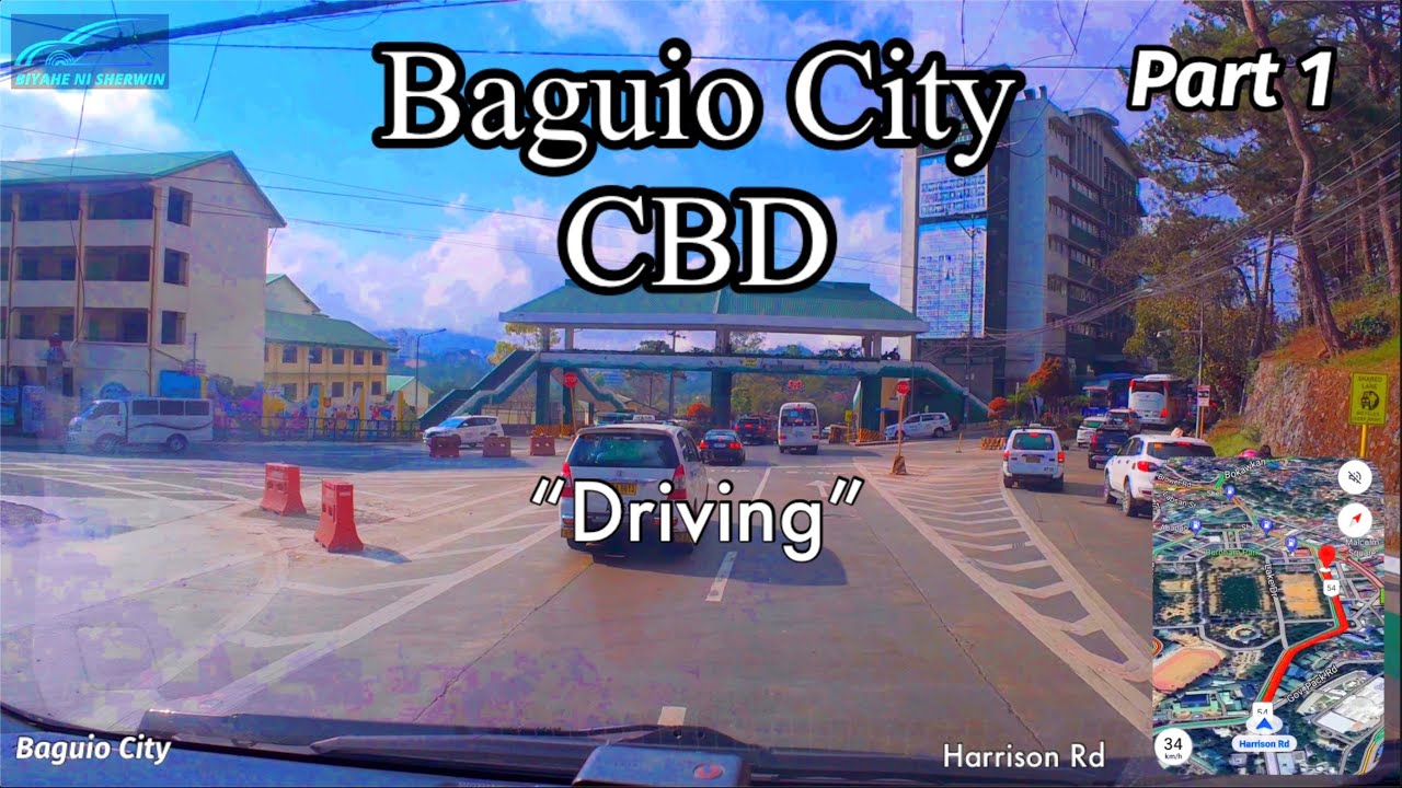 Baguio City CBD driving part 1