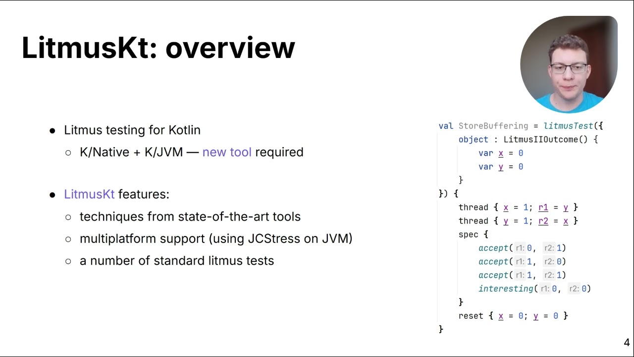 LitmusKt: Concurrency Stress Testing for Kotlin — Demonstration