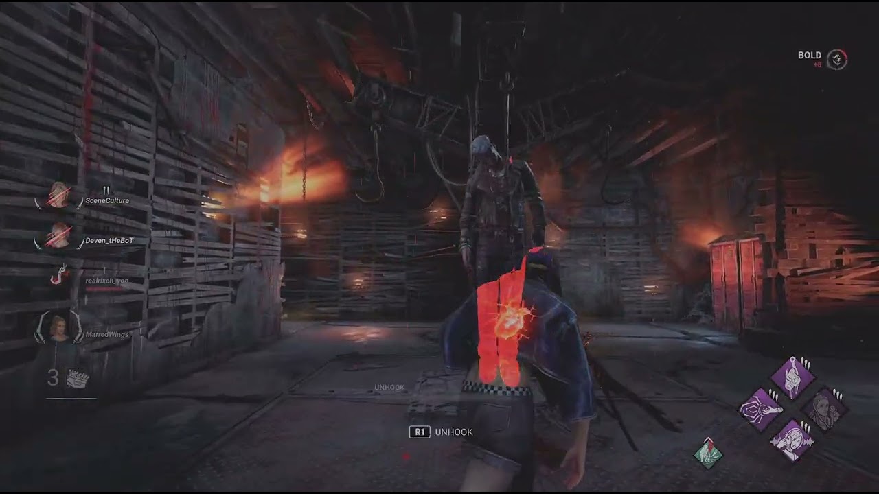 1 life ! Vee gameplay DBD