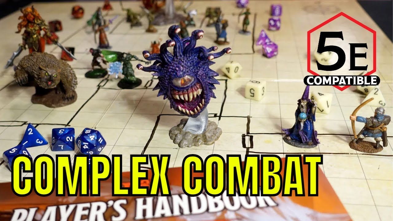Complex Combat Mechanics - Core Dungeons & Dragons 5E Rules #4k