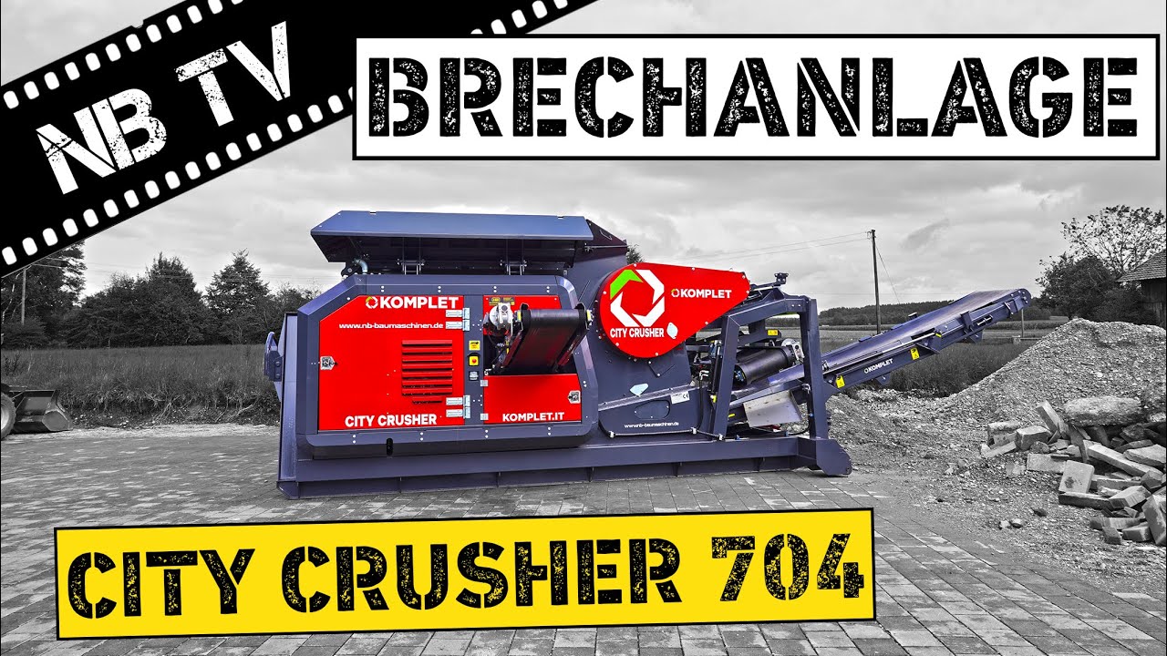 City Crusher 704 | Mobile Brechanlage | Stahlgestell